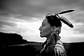Native American Woman, Profile