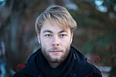 Portrait of Young Blond Man with Beard