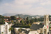 Hollywood with Hills and Sign in Background, Hollywood, California, USA