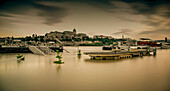 Flooded Danube River, Budapest, Hungary