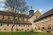 ehemaliges Kloster Mariental, bei Helmstedt, Innenhof, Niedersachsen, Norddeutschland, Deutschland