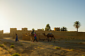 bei Merzouga, Erg Chebbi, Sahara, Marokko, Afrika