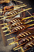 Grilled fish, Luang Prabang, Laos, Indochina, Southeast Asia, Asia