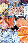 Dried fish, Food market, Phnom Penh, Cambodia, Indochina, Southeast Asia, Asia
