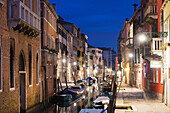 Canal boats, Venice, UNESCO World Heritage Site, Veneto, Italy, Europe