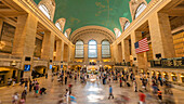 The main concourse of Grand Central Station, Manhattan, New York, United States of America, North America