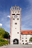 Bayertor Tower, old town of Landsberg am Lech, Bavaria, Germany, Europe