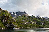 View of Trolfjord, Nordland, Norway, Scandinavia, Europe