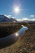 Gashamna (Goose Bay), Hornsund, Spitsbergen Island, Svalbard Archipelago, Norway, Scandinavia, Europe