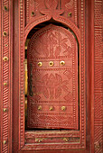 Old traditional door, Wadi Bani Khalid, Oman, Middle East