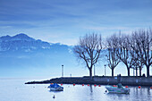 Harbour on Lake Leman (Lake Geneva), Ouchy, Lausanne, Vaud, Switzerland, Europe