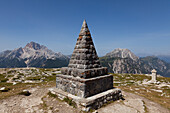 Monte Piana open-air First World War Museum, Tre Cime di Lavaredo, Belluno, Bozen, Dolomites, Italy, Europe