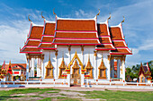 Karon Beach, Buddhist Temple, Phuket Island, Phuket, Thailand, Southeast Asia, Asia
