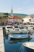 Jelsa Harbour, Hvar Island, Dalmatian Coast, Adriatic, Croatia, Europe