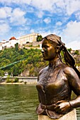 River Danube, Passau, Bavaria, Germany, Europe