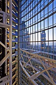 Modern architecture inside a luxury office and hotel building, Dubai, United Arab Emirates, Middle East