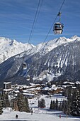 Courchevel 1850 ski resort in the Three Valleys (Les Trois Vallees), Savoie, French Alps, France, Europe