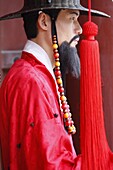 Royal guards changing ceremony, Changdeokgung Palace, Seoul, South Korea, Asia
