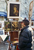 Montmartre area, Paris, France, Europe