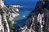 Cassis, Calanque d'en Vau, Bouches-du-Rhone, Provence, France, Mediterranean, Europe