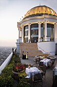 The Sirocco Bar and Restaurant, State Tower, Silom District, Bangkok, Thailand, Southeast Asia, Asia