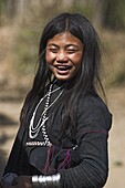 Ann girl, Num Lin Mai, Akha village, Kengtung (Kyaing Tong), Myanmar (Burma), Asia