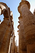 Hypostyle hall, Temple of Karnak, near Luxor, Thebes, UNESCO World Heritage Site, Egypt, North Africa, Africa