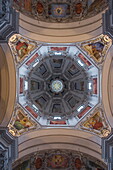 Inside of the cathedral dome, Salzburg, Austria, Europe