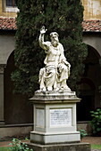 In the grounds of Santa Croce church, Florence (Firenze), Tuscany, Italy, Europe