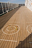 Deck quoits area, cruise ship