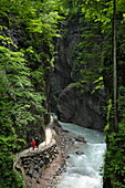 Partnachklamm, Partnach Gorge, near Garmisch-Partenkirchen, Bavaria, Germany, Europe