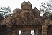 Banteay Srei Hindu temple, near Angkor, UNESCO World Heritage Site, Siem Reap, Cambodia, Indochina, Southeast Asia, Asia