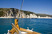 Myrtos Gulf near Assos, Kefalonia (Cephalonia), Ionian Islands, Greece, Europe