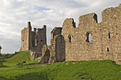 Brough Castle, dating back to the 11th century, believed to be the first stone built castle in England, and built within the earthworks of a Roman fort, Cumbria, England, United Kingdom, Europe
