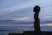 Ahu Ko Te Riko, Tahai Ceremonial Site, UNESCO World Heritage Site, Easter Island (Rapa Nui), Chile, South America