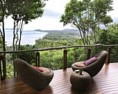 Deck of a house in Koh Samui Island, Thailand, Southeast Asia, Asia