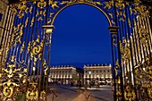Place Stanislas, formerly Place Royale, built by Stanislas Leszczynski, King of Poland in the 18th century, UNESCO World Heritage Site, Nancy, Meurthe et Moselle, Lorraine, France, Europe