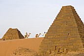 Pyramids of Meroe, Sudan, Africa