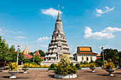 Aussenansicht vom Königspalast, Phnom Penh, Phnom Penh, Kambodscha, Asien