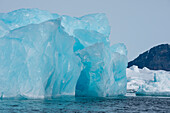 Blue iceberg, Weddell Sea, Antarctic Peninsula, Antarctica