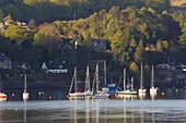 Small marina near Oban, Highlands, Scotland, United Kingdom, Europe