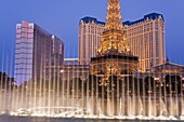 Bally's and Paris Casinos, Las Vegas, Nevada, United States of America, North America