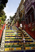 Escadaria Jorge Selaron in Rio de Janeiro, Brazil, South America