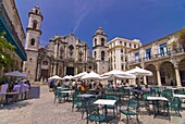 Plaza de la Catedral, Havana Vieja, UNESCO World Heritage Site, Havana, Cuba, West Indies, Caribbean, Central America