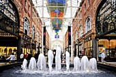 Interior of the Victoria Quarter Shopping Arcade, Leeds, West Yorkshire, England, United Kingdom, Europe