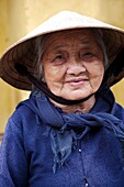 Old lady, Tam Ky, Vietnam, Indochina, Southeast Asia, Asia