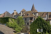 A view of the picturesque village of Carennac and its typical Quercy architecture situated on the banks of the Dordogne River, Dordogne, France, Europe