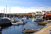 Harbour, Halleviksstrand, Stocken, Orust Island, West Gotaland, Sweden, Scandinavia, Europe