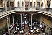 Restaurant, Sanbornï¿½s department store, Casa de los Azulejos (House of Tiles), originally a palace, Mexico City, Mexico, North America