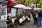 Place du Tertre, Montmartre, Paris, France, Europe